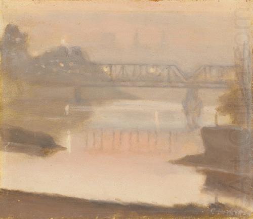 Clarice Beckett The Yarra, Sunset china oil painting image